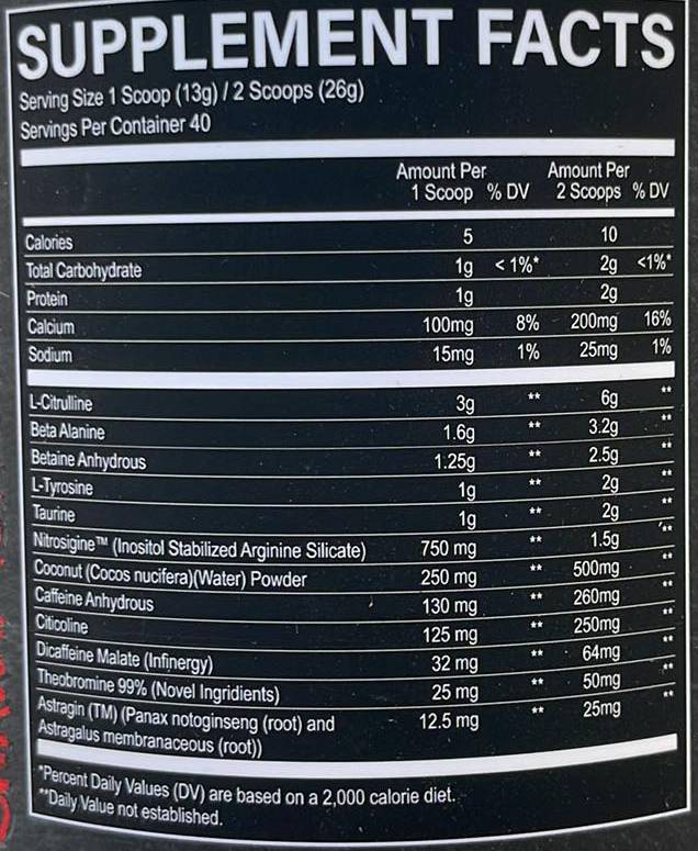 Christopherove tajne stvari | Champion Pre-Workout - 516 grama