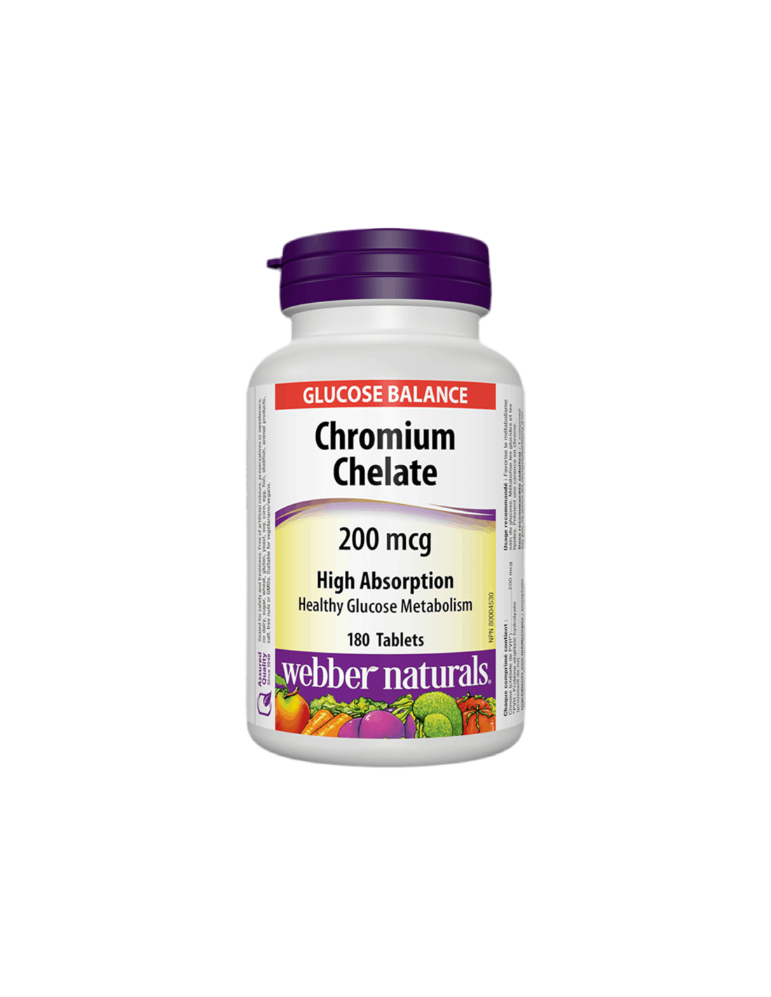 Chromium Chelate/ Krom (kelat) 200 mcg x 180 tableta