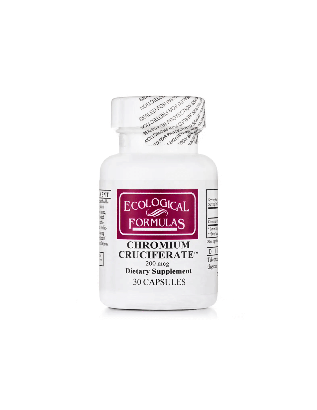Chromium Cruciferate/Chrome, 200 µg, 30 kapsula Ekološke formule