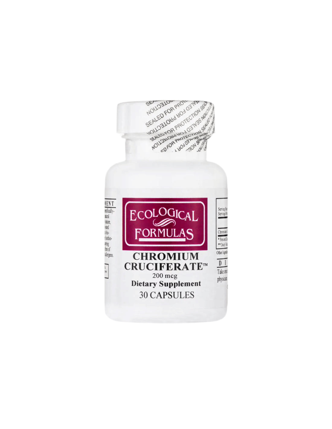 Chromium Cruciferate/Chrome, 200 µg, 30 kapsula Ekološke formule