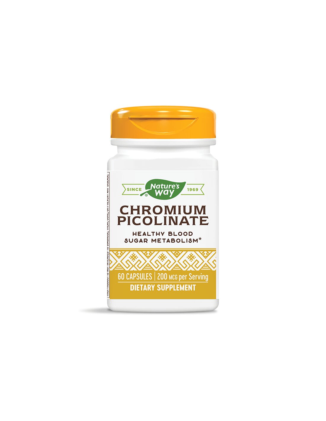 Krom pikolinat 200 mcg x 60 kapsula Nature's Way