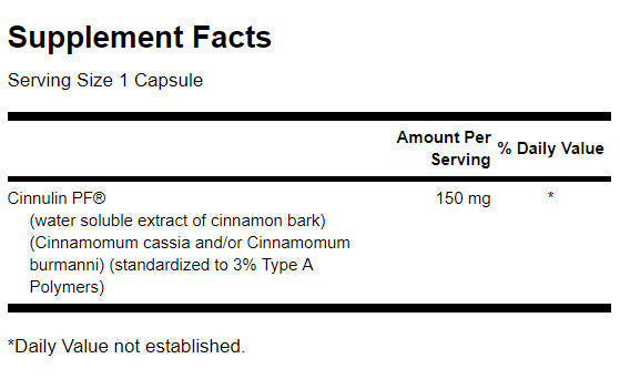 Cinnulin PF ekstrakt cimeta 150 mg - 120 kapsula