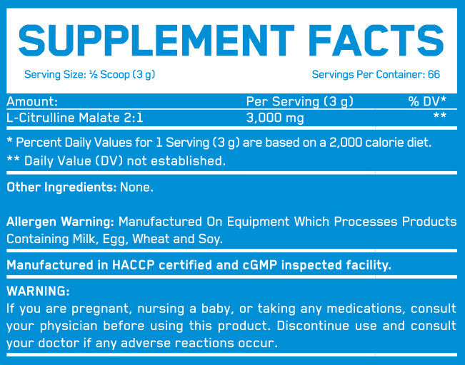 Citrulline Malate 3000™ - 200 grama