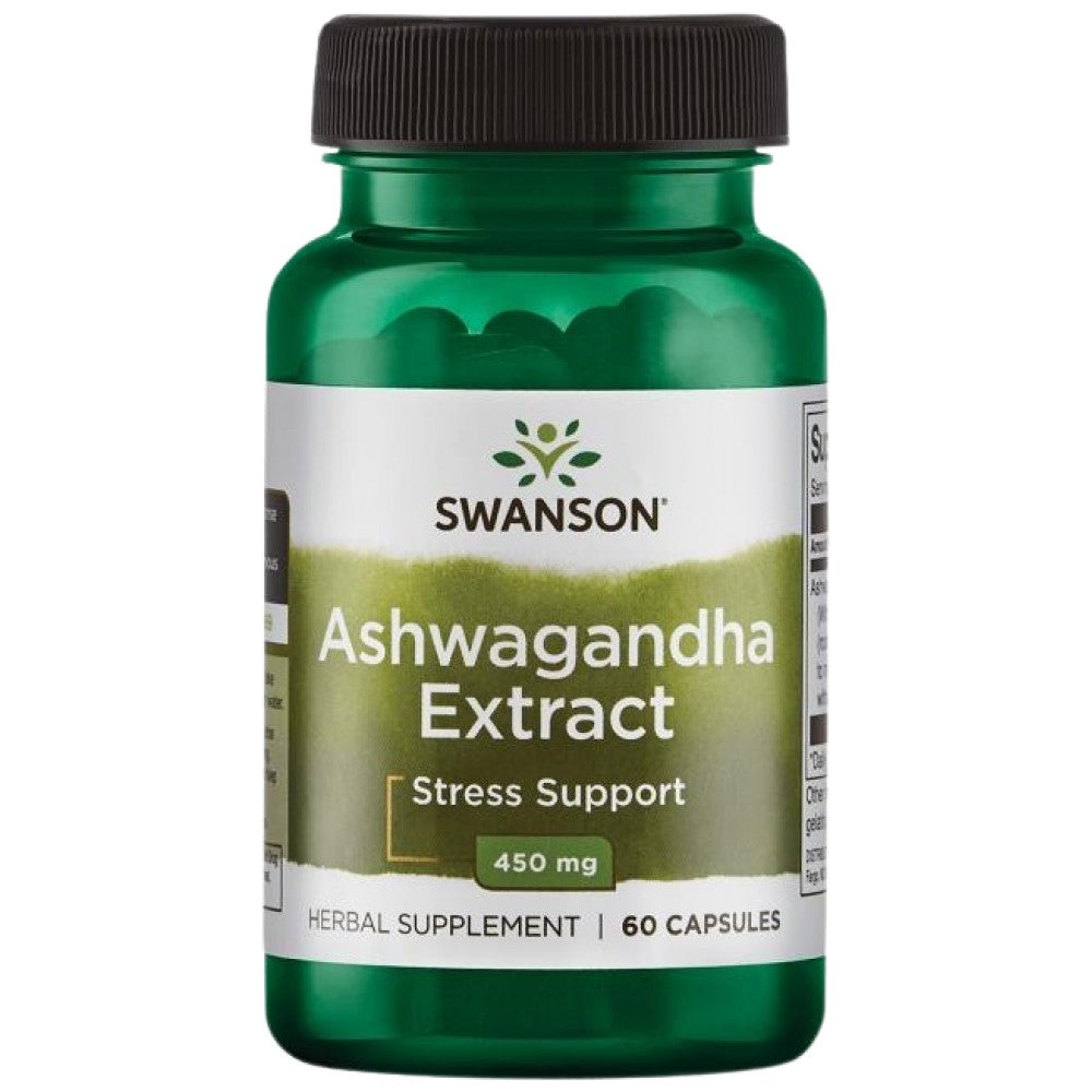 Ashwagandha ekstrakt 450 mg - 60 kapsula