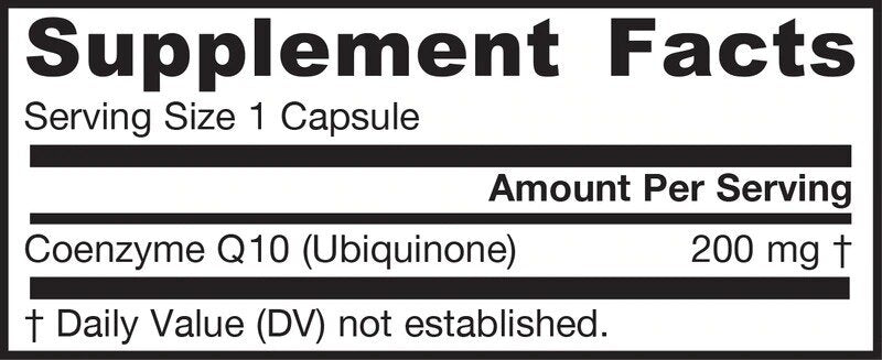 Co-Q10 (Ubiquinone) 200 mg - 60 kapsula