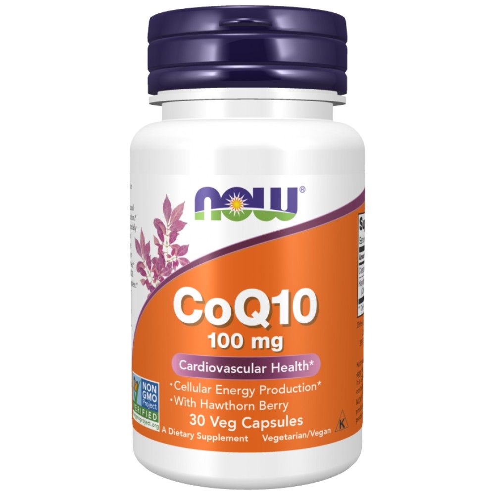 CoQ10 100 mg | s bobicama gloga - 180 kapsula