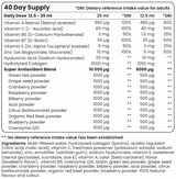 Kolagen s retinolom, hijaluronskom kiselinom, CoQ10 - (20/40 doza, 500 ml)