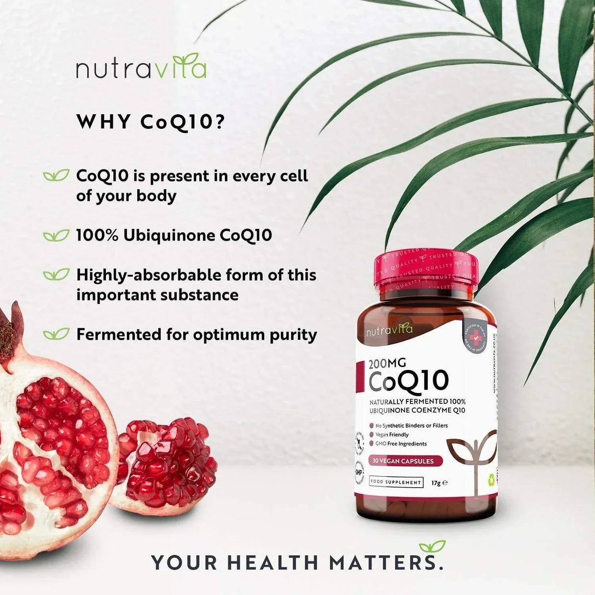 CoQ10 200 mg (ubikinon) /120 kapsula, 120 dana/ <tc>Nutravita</tc>