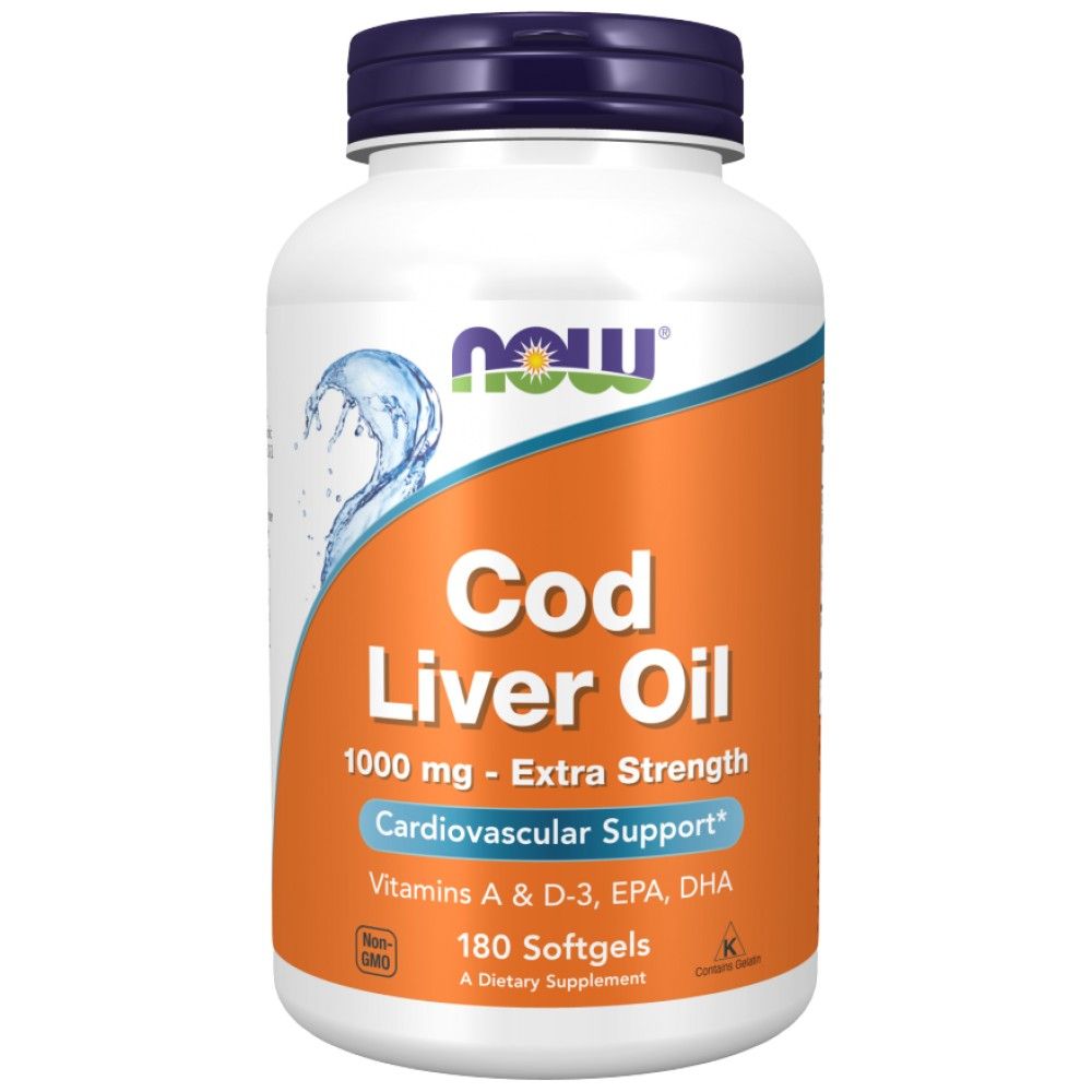 Ulje jetre bakalara 1000 mg - 180 gel kapsula