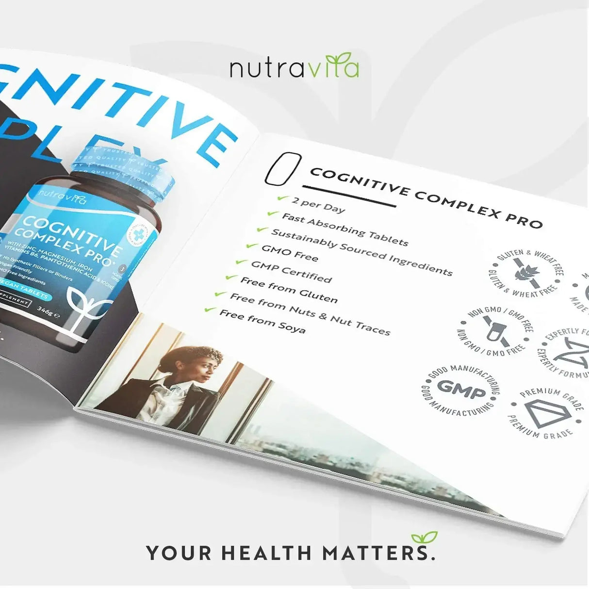 Cognitive Complex Pro 180 veganske tablete