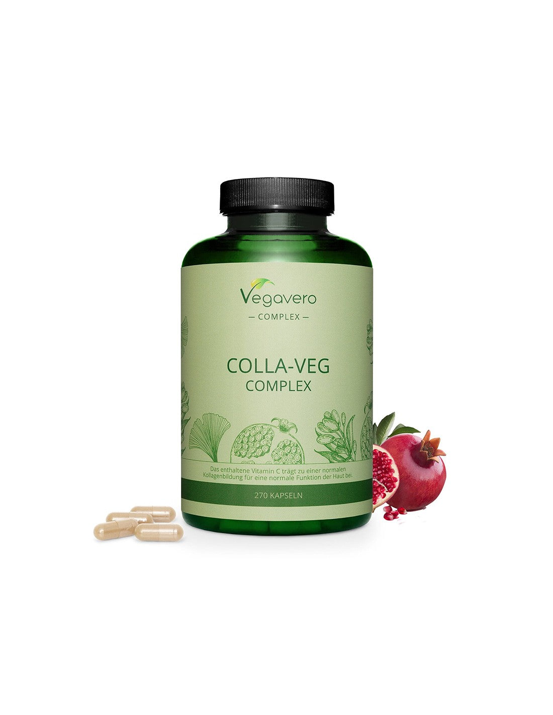 Colla-Veg Complex/Vegan Collagen Complex - Vegan Collagen Complex, 270 kapsula