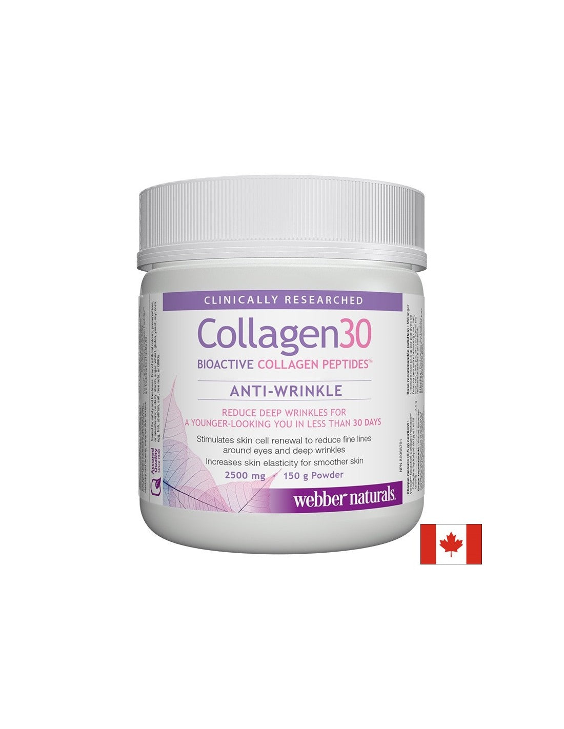Collagen 30 Bioactive collagen peptides™ Anti-wrinkle - Kolagen (bioaktivni kolagen peptidi) 2500 mg, 150 g praha