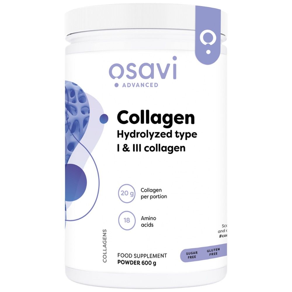 Kolagen hidrolizirani peptidi | Tip I & III - 600 grama