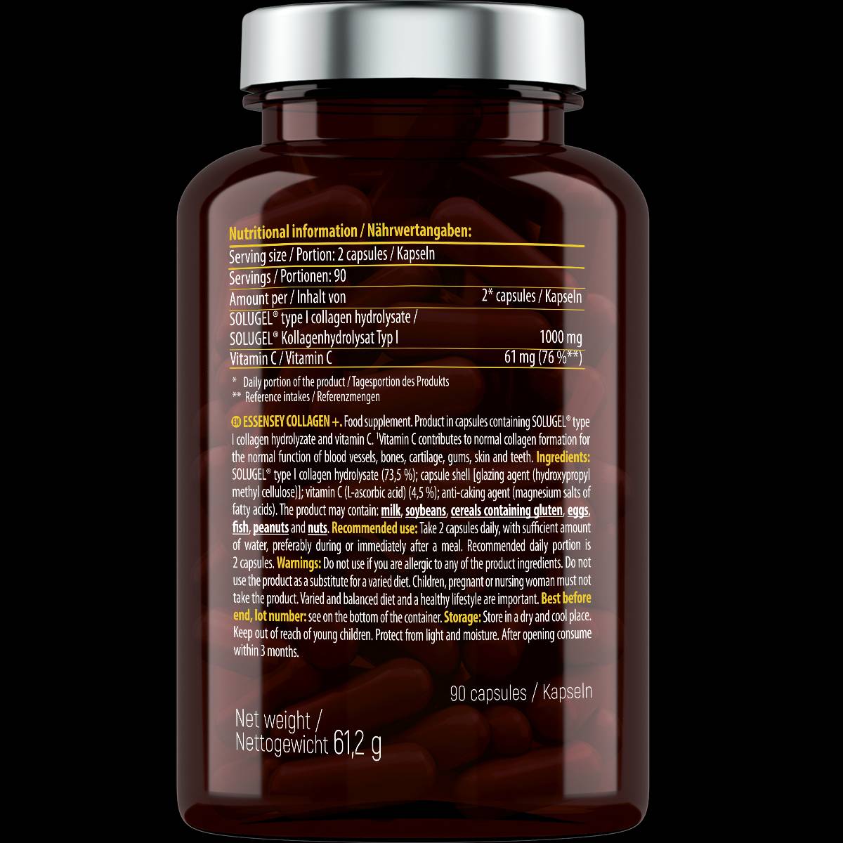 Kolagen+ | s vitaminom C - 90 kapsula