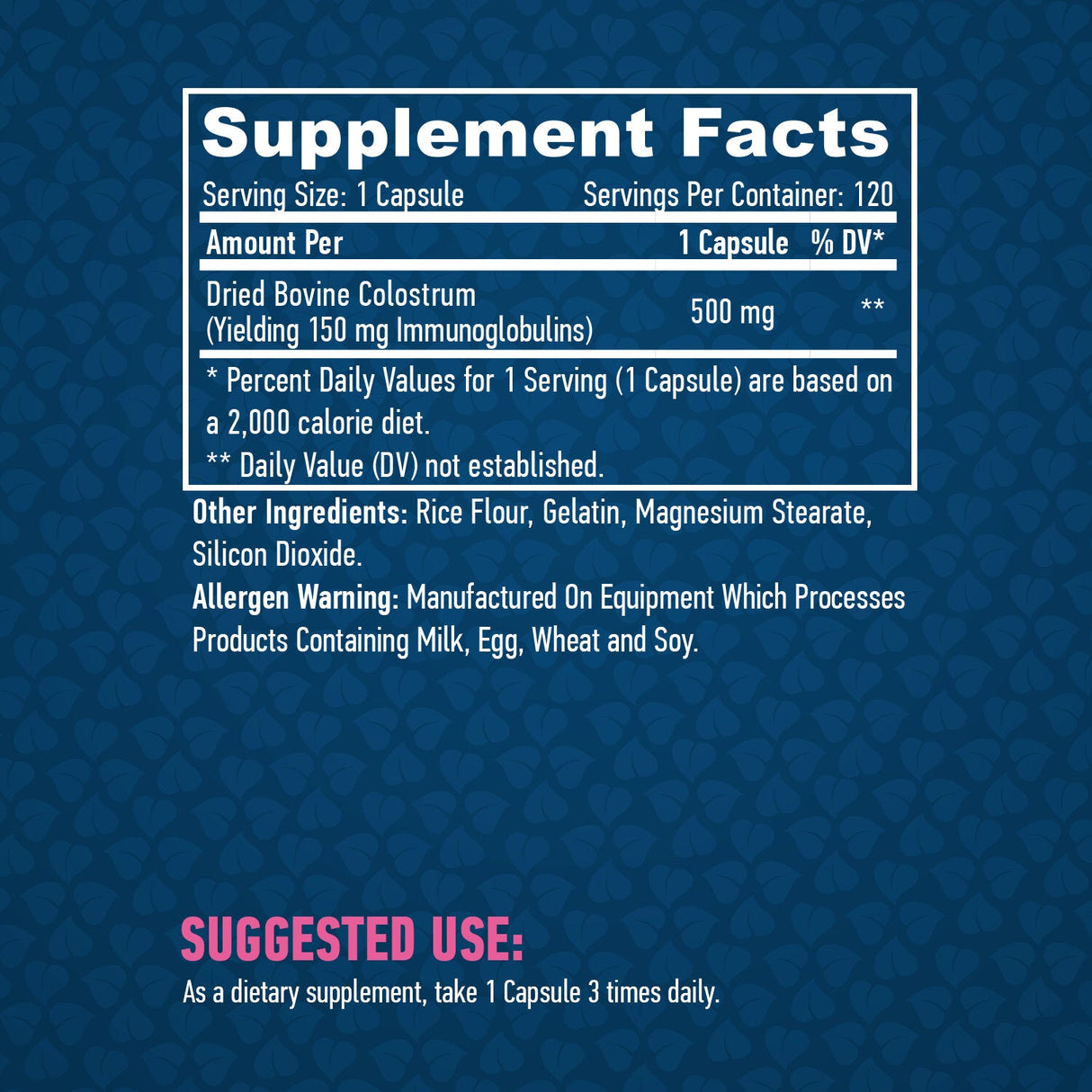 Kolostrum 500 mg/120 kap.