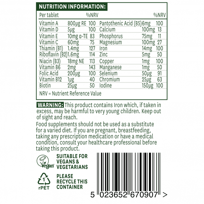 Kompletni multivitamini & Minerali - 90 tableta