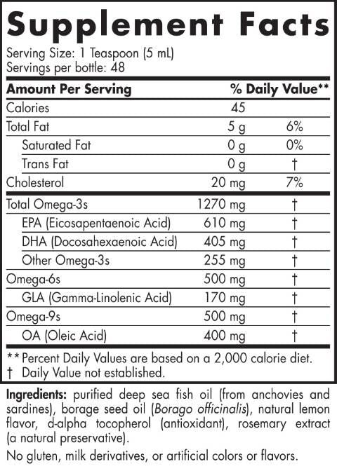 Kompletna Omega Liquid 1270 mg - 237 ml