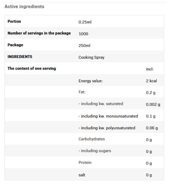 Sprej za kuhanje - Canola ulje - 200 ml
