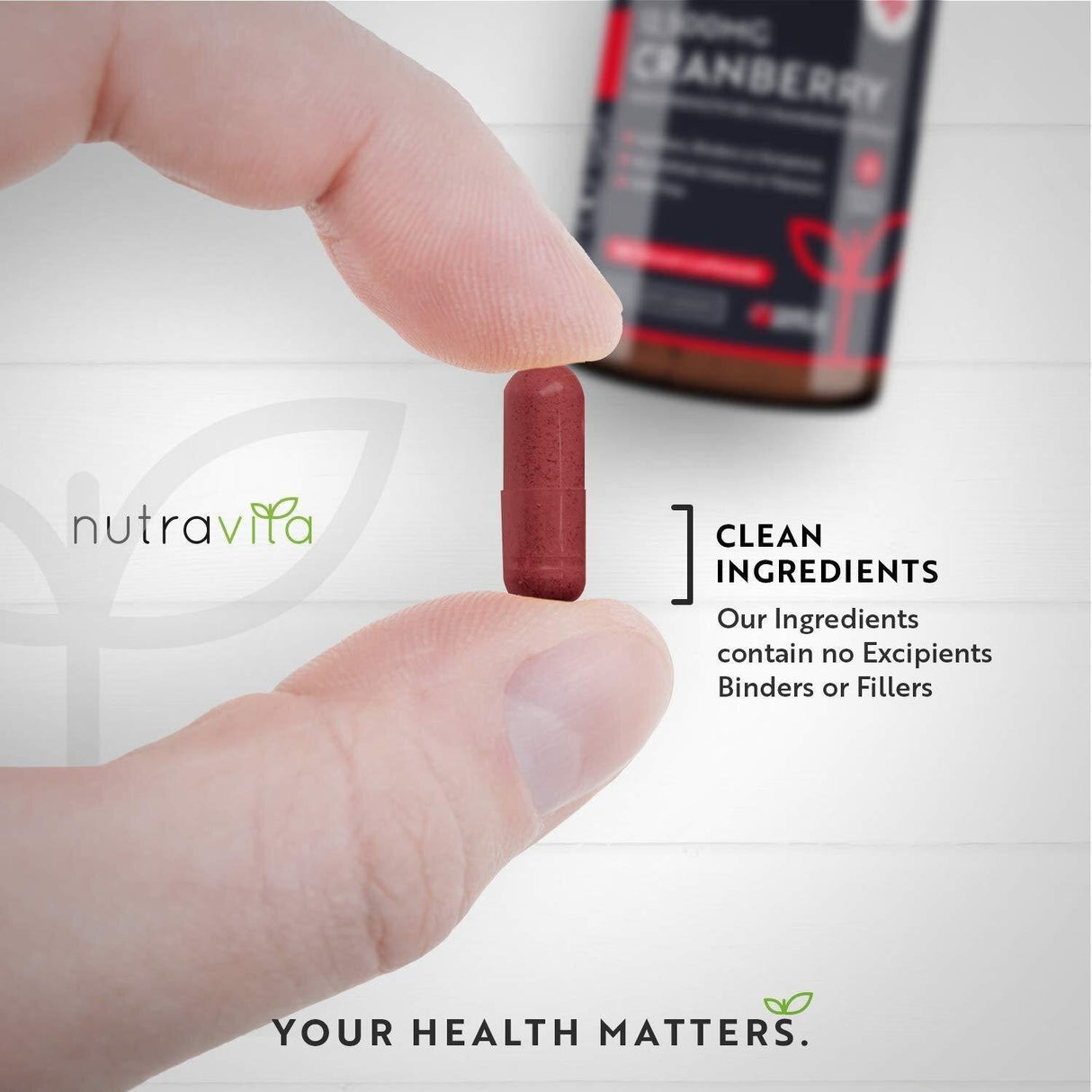 Brusnica - Red Cranberry 12500 mg 180 veganskih kapsula