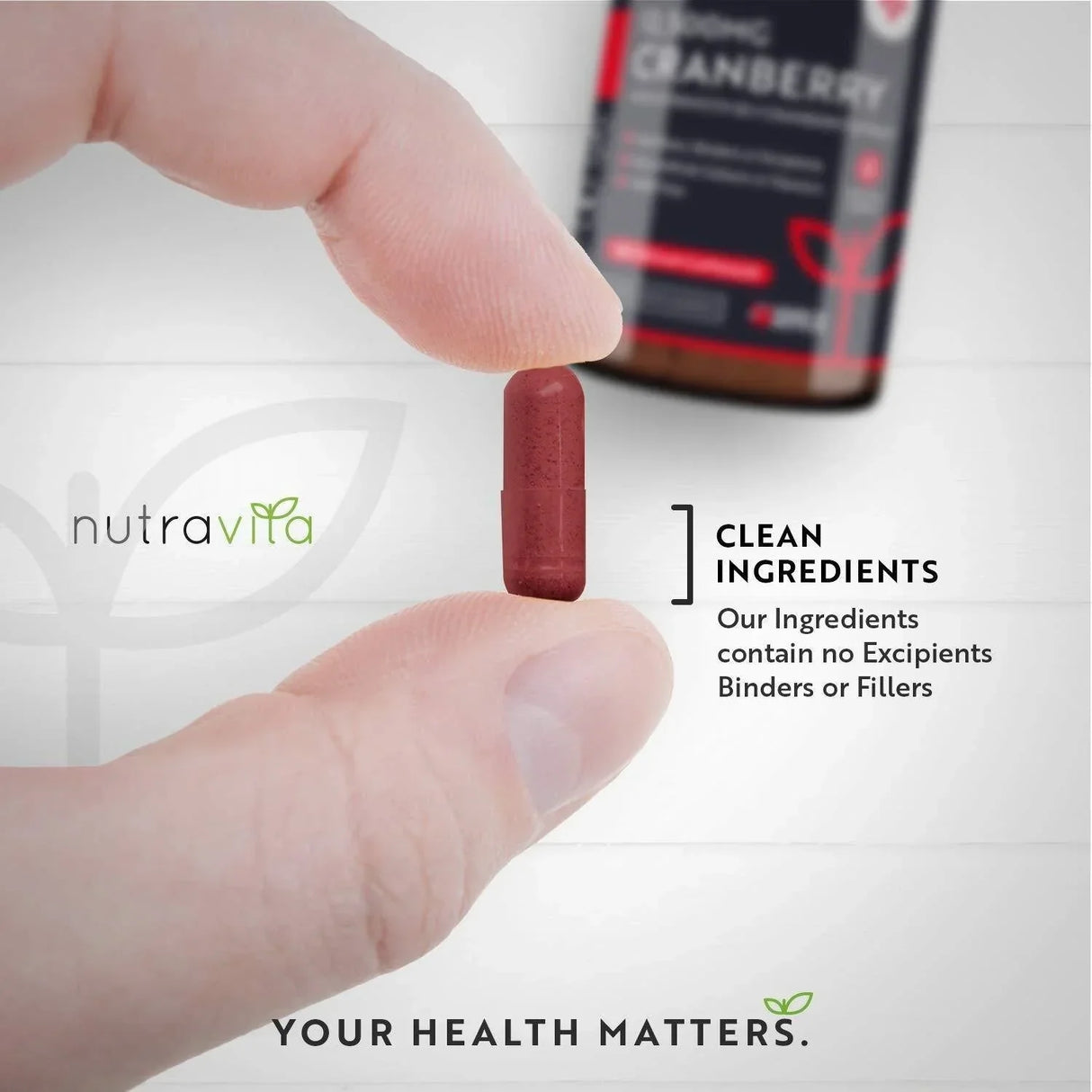 Brusnica - Red Cranberry 12500 mg 180 veganskih kapsula