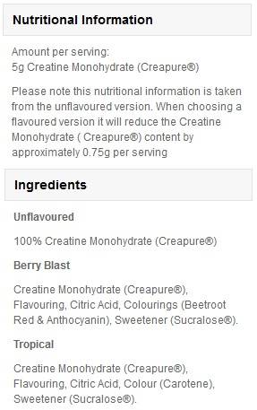 Creapure kreatin monohidrat - 1000 grama