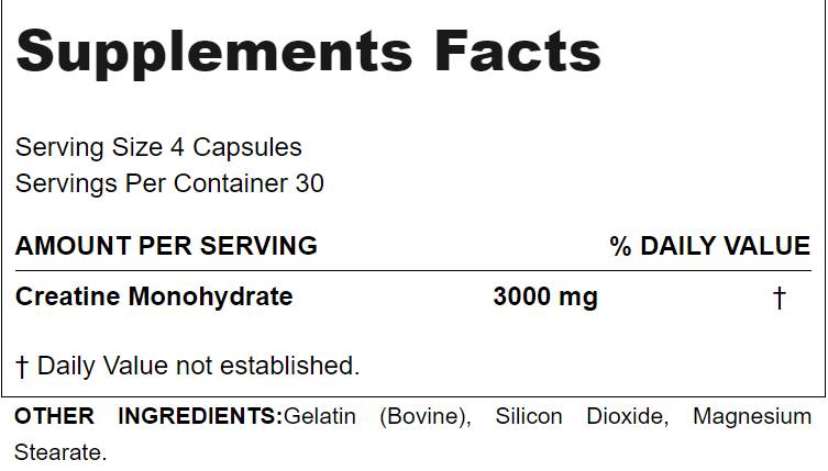 Creatine 3000 Caps - 120 kapsula