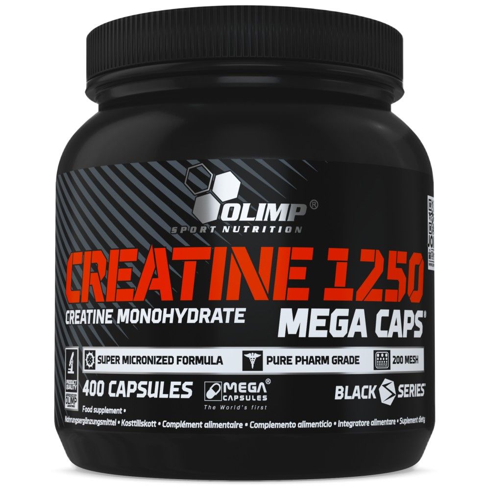 Creatine Mega Caps 1250 - 400 kapsula