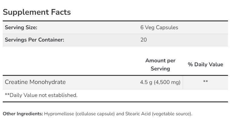 Creatine Mono - 240 kapsula