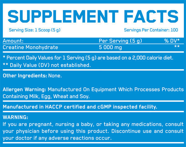Kreatin monohidrat - 0,500 KG