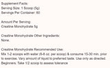 Kreatin monohidrat - 300 grama