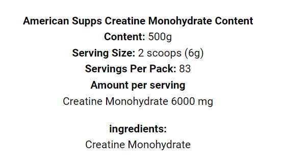 Kreatin monohidrat - 500 grama