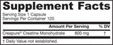 Kreatin monohidrat 800 mg 120 kapsula