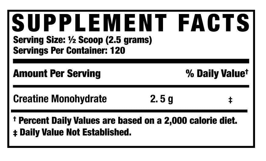Kreatin monohidrat XS - 300 grama