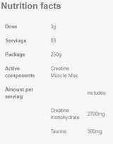 Creatine Muscle Max - 250 grama