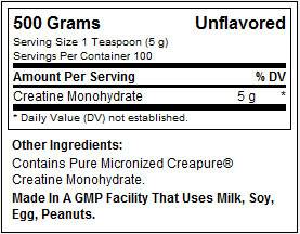 Kreatin u prahu - 120 grama