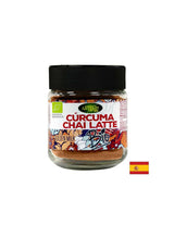 Za aromatiziranje pića - biljna mješavina Curcuma Chai Latte - S kurkumom, kardamomom i drugim organskim začinima, 60 g, prah