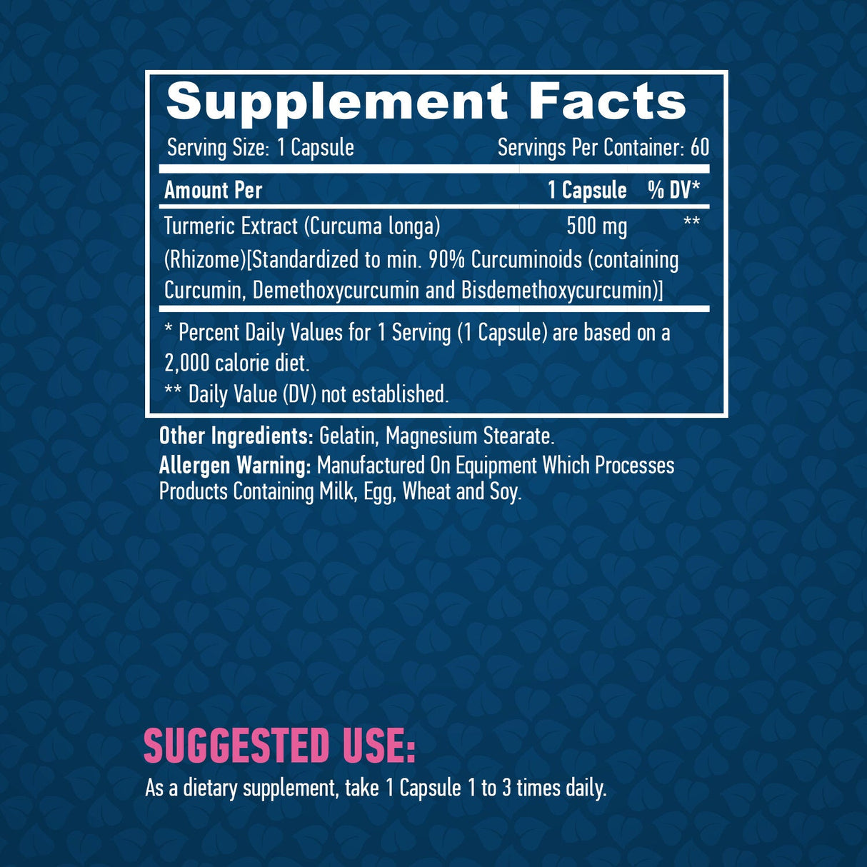 Kurkumin /ekstrakt kurkume/ 500 mg/60 kap.