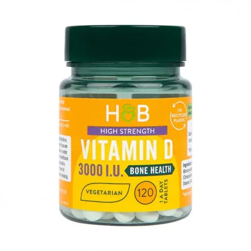 Vitamin D (vitamin D 3000 IU) 75mcg 120 tableta HOLLAND & BARRETT