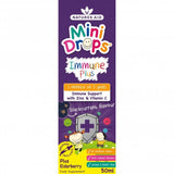 Formula za imunitet sa bazgom kapi za djecu (Mini Drops Immune Plus) 50ml NaturesAid