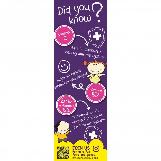 Formula za imunitet sa bazgom kapi za djecu (Mini Drops Immune Plus) 50ml NaturesAid