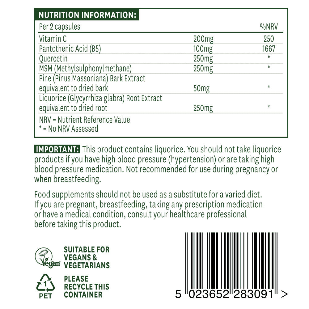 Quercetin Formula 90 kapsula NaturesAid