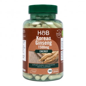 Korejski ginseng 500 mg 180 kapsula NIZOZEMSKA & BARRETT