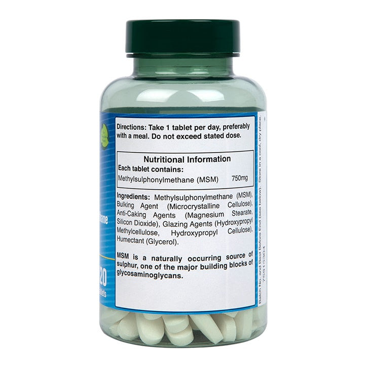 MSM/metilsulfonilmetan 750 mg - 120 tableta