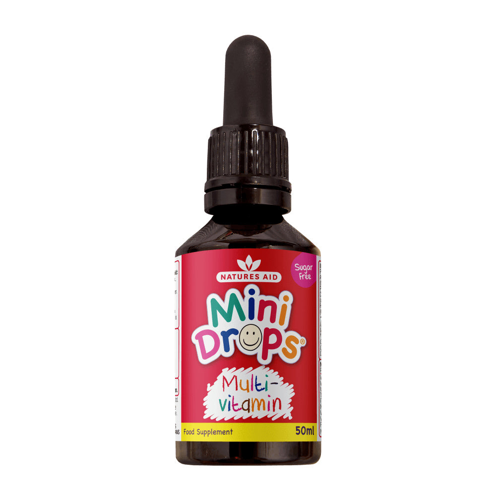 Multivitaminske kapi za djecu (Mini Drops Multi-vitamin) 50ml NaturesAid