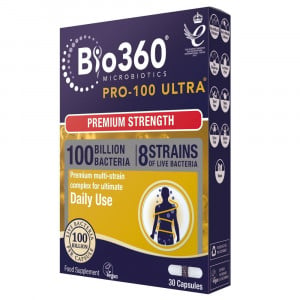 Probiotik Pro-100 ULTRA (100 milijardi bakterija) 100 milijardi. 30 NaturesAid kapsula