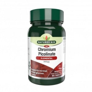 Krom pikolinat 200mcg 90 tableta NaturesAid