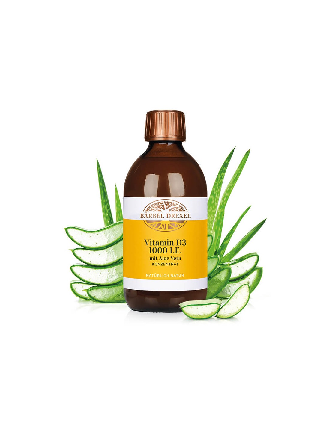 Vitamin D3 1000 IU + Aloe Vera - Snaga za imunitet, kosti i zube, 300 ml. <tc>Bärbel Drexel</tc>