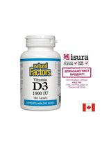 SunVitamin D3 1000 IU - 180 tableta