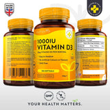 Vitamin D3 1000 IU (25 μg) 365 mekih kapsula
