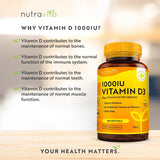 Vitamin D3 1000 IU (25 μg) 365 mekih kapsula